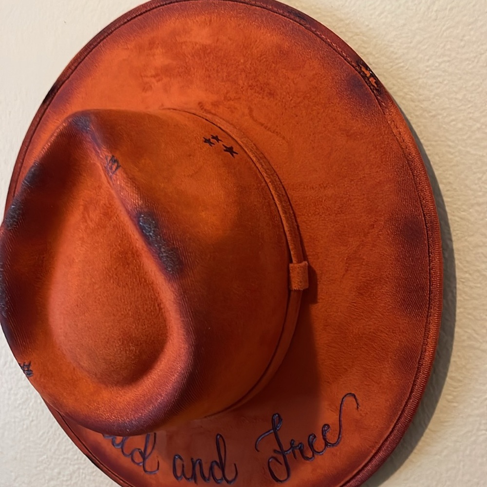 Daugherty Designs NWOT Hand Burned Hat - Picture 7 of 9